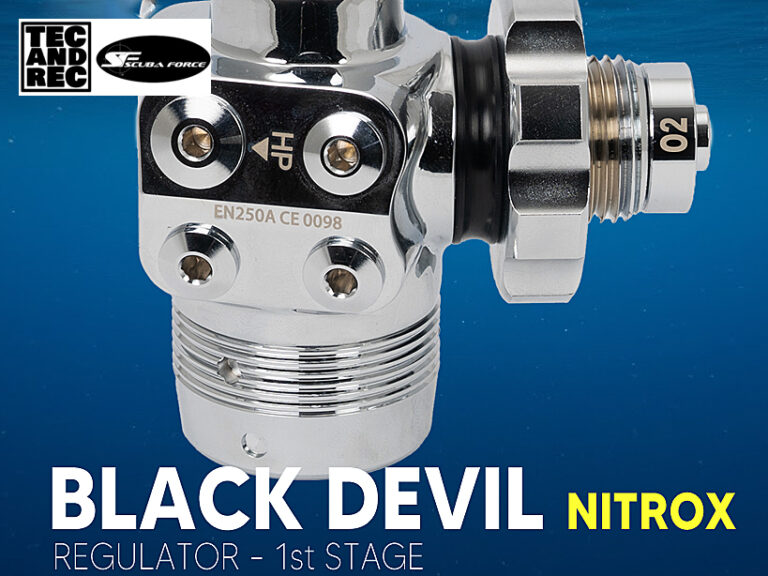 SCUBA FORCE 1 ST. STAGE BLACK DEVIL NITROX