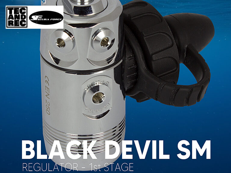 SCUBA FORCE 1 ST. STAGE BLACK DEVIL SM