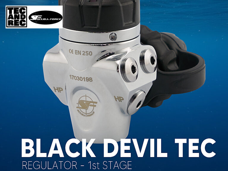 SCUBA FORCE 1 ST. STAGE BLACK DEVIL TEC